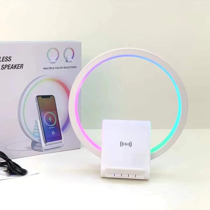 Parlante Con Luz Led Y Sistema De Carga Inalámbrica BT 256 B2B