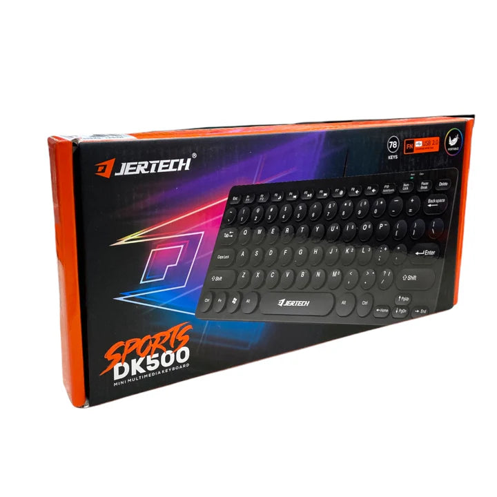 Teclado Alámbrico Slim Jertech Sports DK500