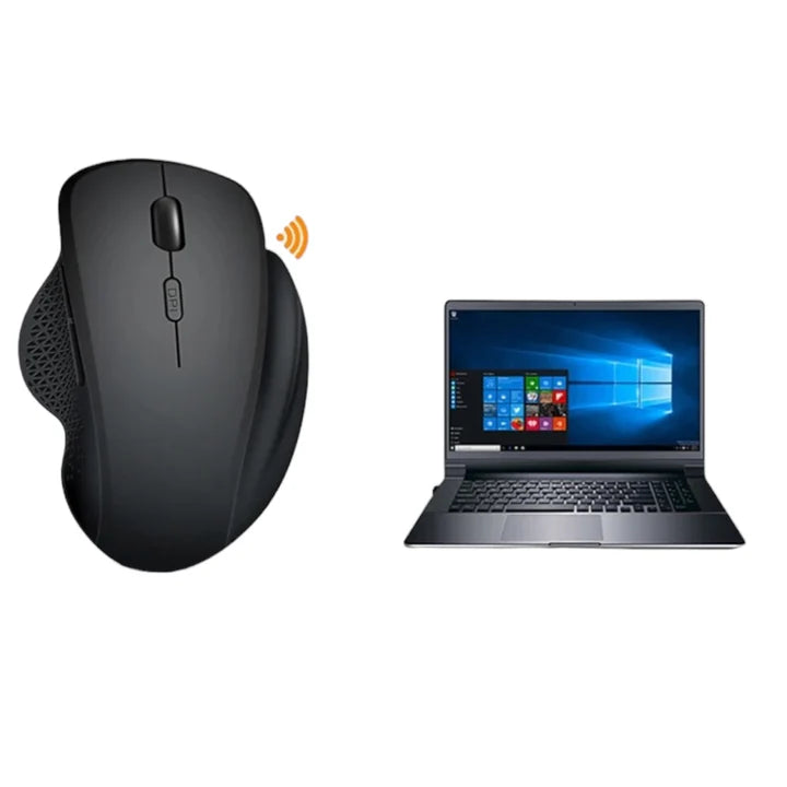 Mouse Inalámbrico Ergonómico Jertech W500